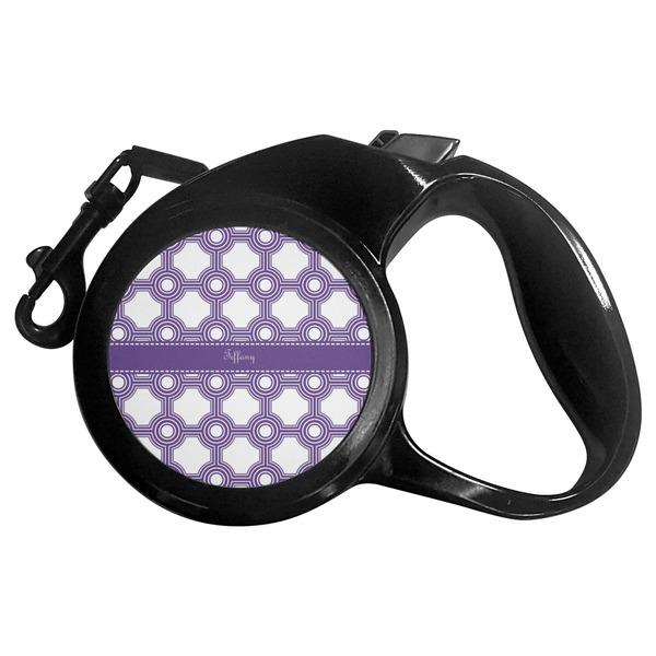 Custom Connected Circles Retractable Dog Leash - Large (Personalized)