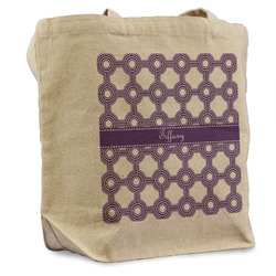Connected Circles Reusable Cotton Grocery Bag (Personalized)