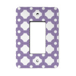 Connected Circles Rocker Style Light Switch Cover