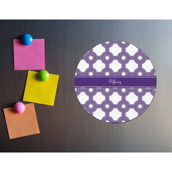 Connected Circles Round Fridge Magnet - LIFESTYLE