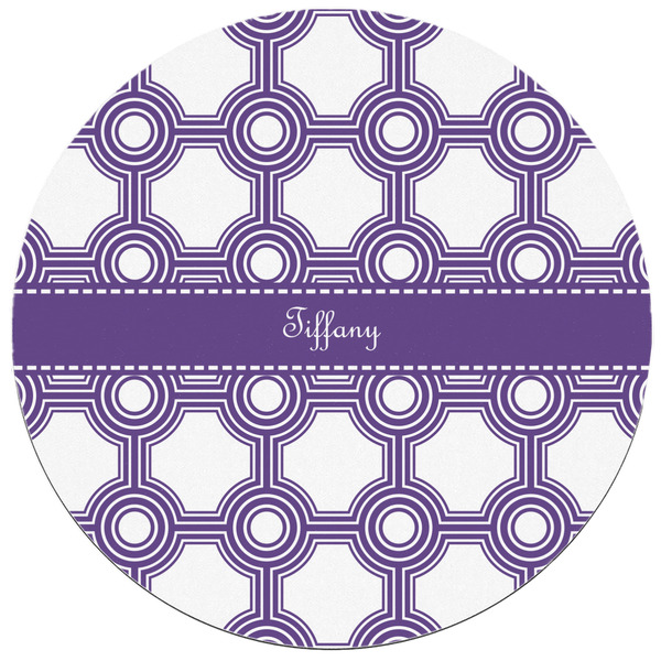 Connected Circles Round Mousepad - APPROVAL