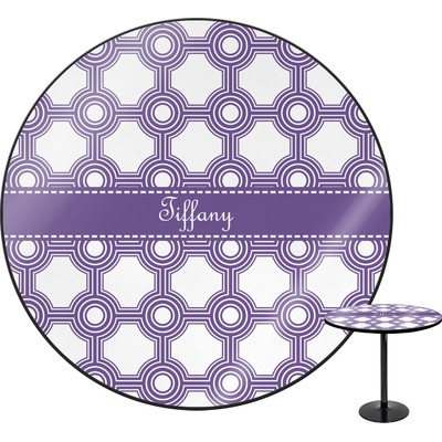 Connected Circles Round Table - 24" (Personalized)