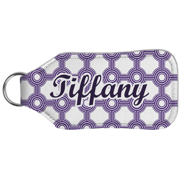 Connected Circles Sanitizer Holder Keychain - Large (Back)