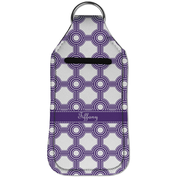 Connected Circles Sanitizer Holder Keychain - Large (Front)