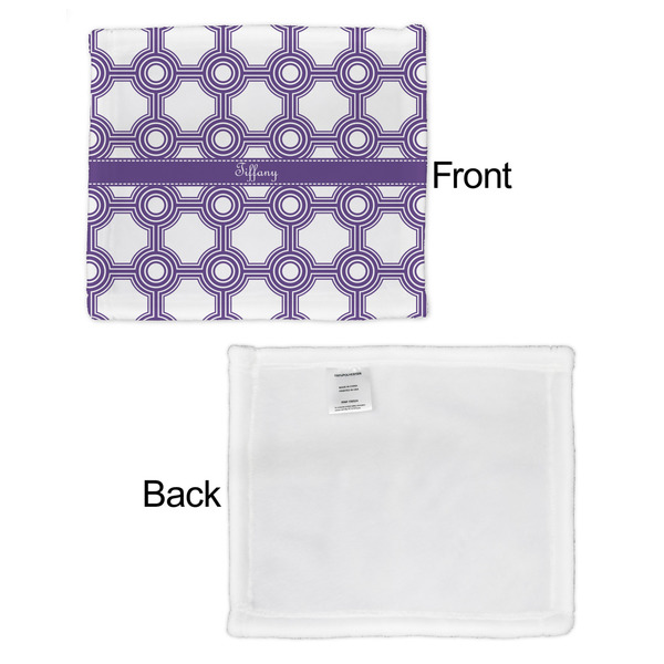 Connected Circles Security Blanket - Front & White Back View