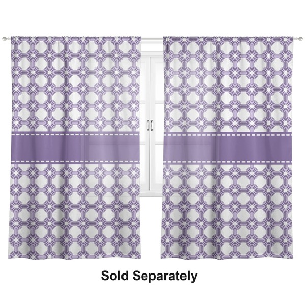 Connected Circles Sheer Curtains