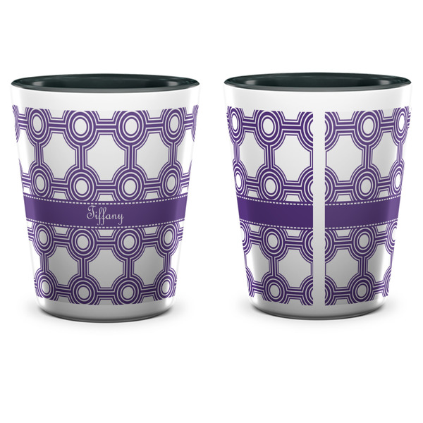Connected Circles Shot Glass - Two Tone - APPROVAL