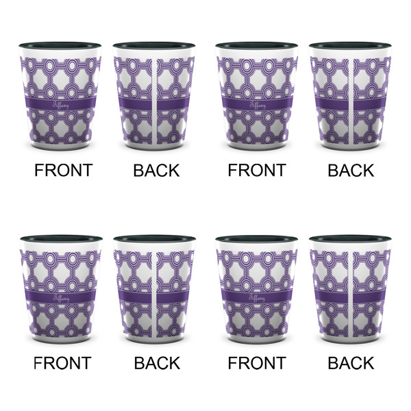 Connected Circles Shot Glassess - Two Tone - Set of 4 - APPROVAL