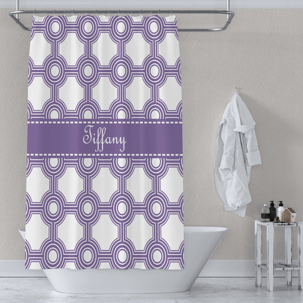 Connected Circles Shower Curtain Lifestyle