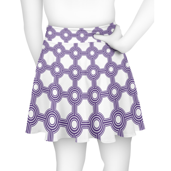 Connected Circles Skater Skirt - Back
