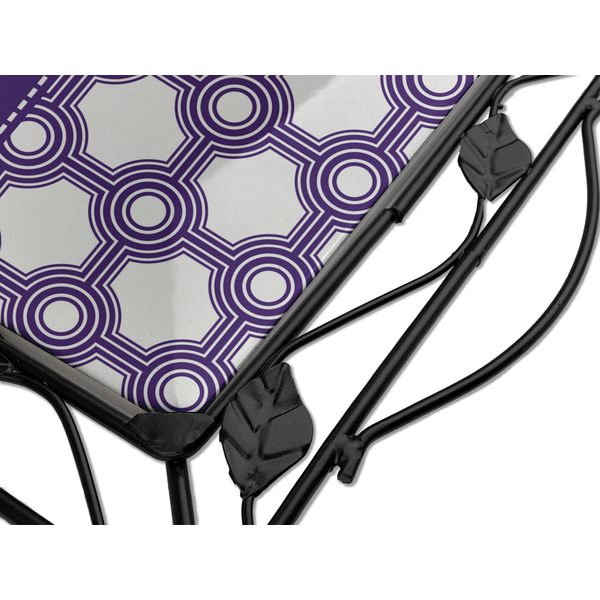 Connected Circles Square Trivet - Detail