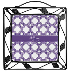 Connected Circles Square Trivet (Personalized)
