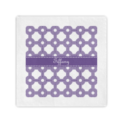 Connected Circles Cocktail Napkins (Personalized)