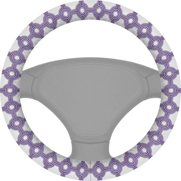 Custom Connected Circles Steering Wheel Cover