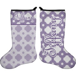 Connected Circles Holiday Stocking - Double-Sided - Neoprene (Personalized)