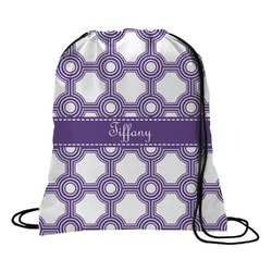 Connected Circles Drawstring Backpack - Large (Personalized)