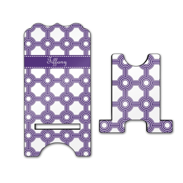 Connected Circles Stylized Phone Stand - Front & Back - Large