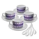Connected Circles Tea Cup - Set of 4 (Personalized)