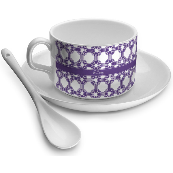Custom Connected Circles Tea Cup (Personalized)