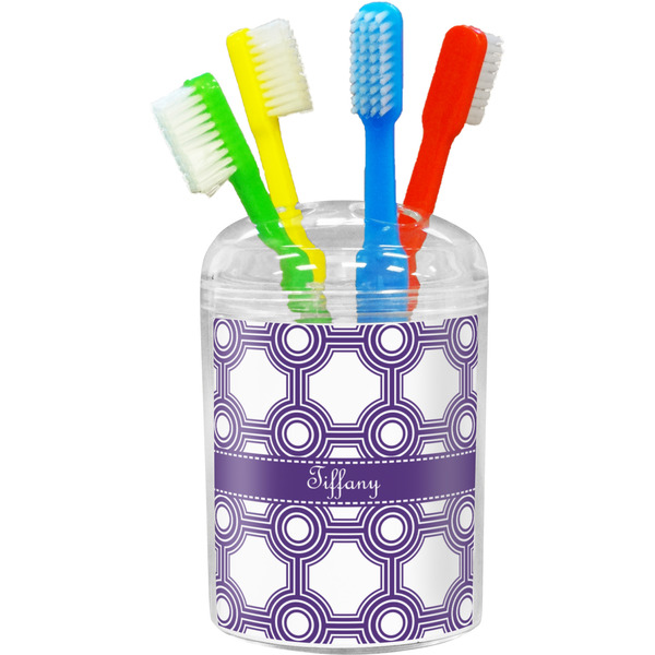 Custom Connected Circles Toothbrush Holder (Personalized)