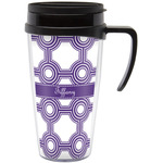 Connected Circles Acrylic Travel Mug with Handle (Personalized)