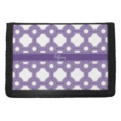 Connected Circles Trifold Wallet (Personalized)