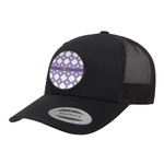 Connected Circles Trucker Hat - Black (Personalized)