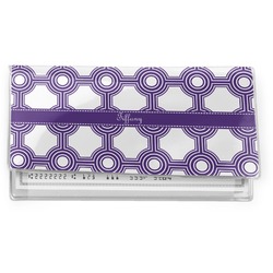 Connected Circles Vinyl Checkbook Cover (Personalized)