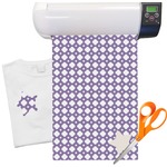 Connected Circles Heat Transfer Vinyl Sheet (12"x18")