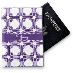 Connected Circles Vinyl Passport Holder (Personalized)