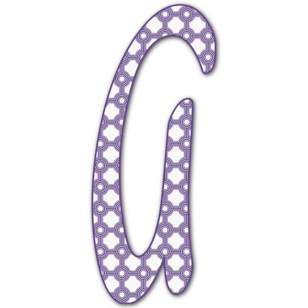 Custom Connected Circles Monogram Decal - Medium (Personalized)