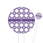 Connected Circles Cocktail Picks - Round Plastic (Personalized)