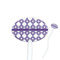 Connected Circles Oval Plastic Stir Sticks (Personalized)