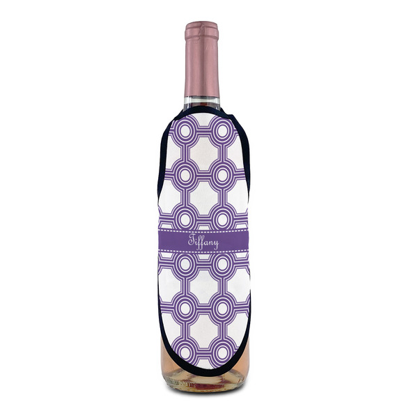 Connected Circles Wine Bottle Apron - IN CONTEXT