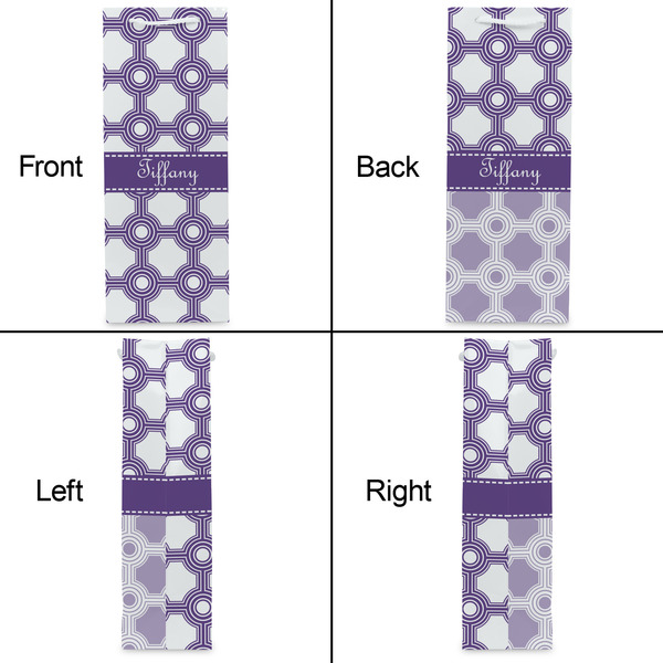 Connected Circles Wine Gift Bag - Matte - Approval