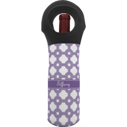 Connected Circles Wine Tote Bag (Personalized)