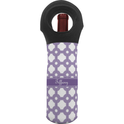 Connected Circles Wine Tote Bag (Personalized)