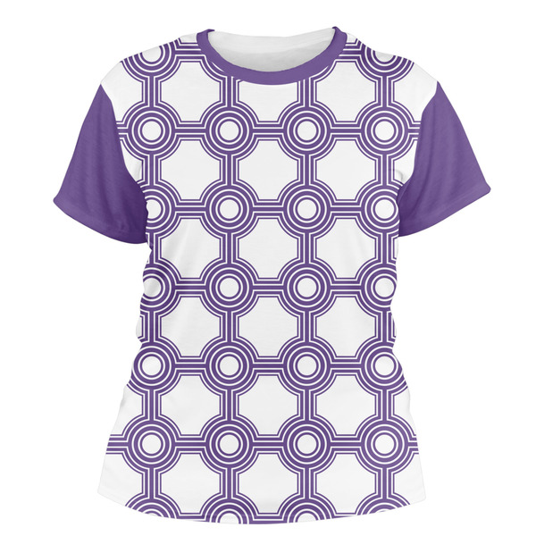 Custom Connected Circles Women's Crew T-Shirt