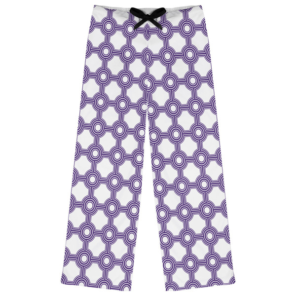 Custom Connected Circles Womens Pajama Pants - XL