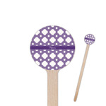 Connected Circles Round Wooden Stir Sticks (Personalized)