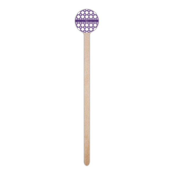 Connected Circles Wooden 6" Stir Stick - Round - Single Stick