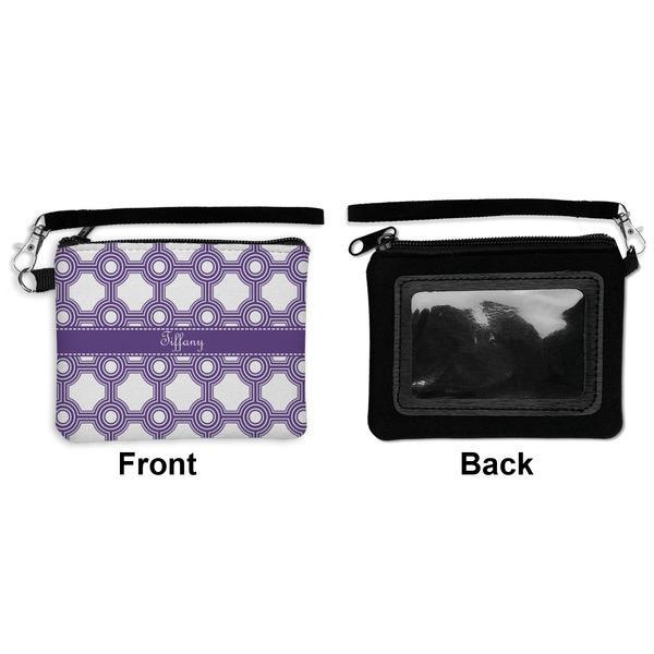 Connected Circles Wristlet ID Cases - Front & Back