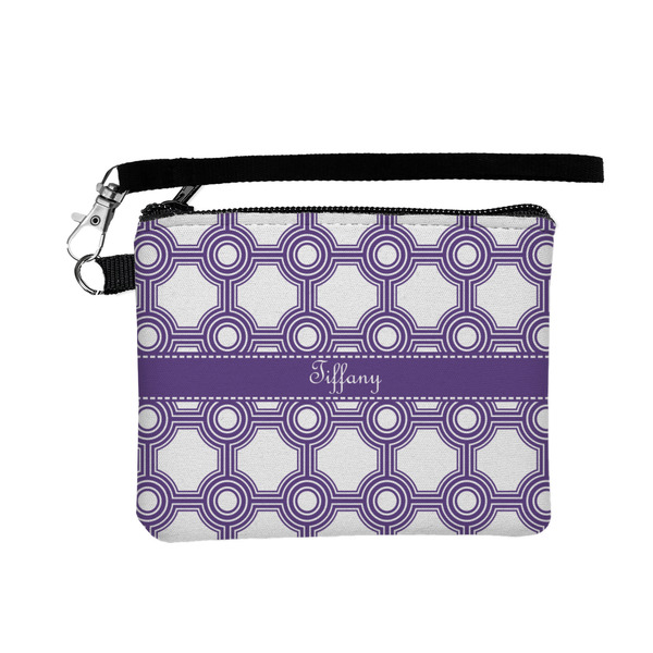 Custom Connected Circles Wristlet ID Case w/ Name or Text
