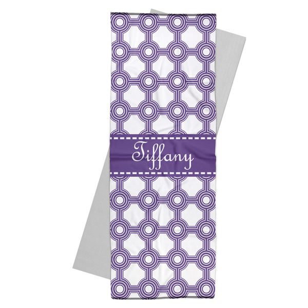 Custom Connected Circles Yoga Mat Towel (Personalized)