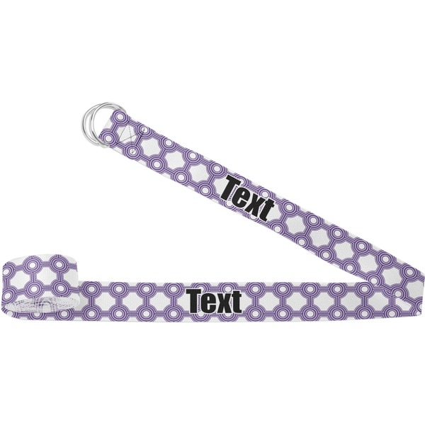 Custom Connected Circles Yoga Strap (Personalized)