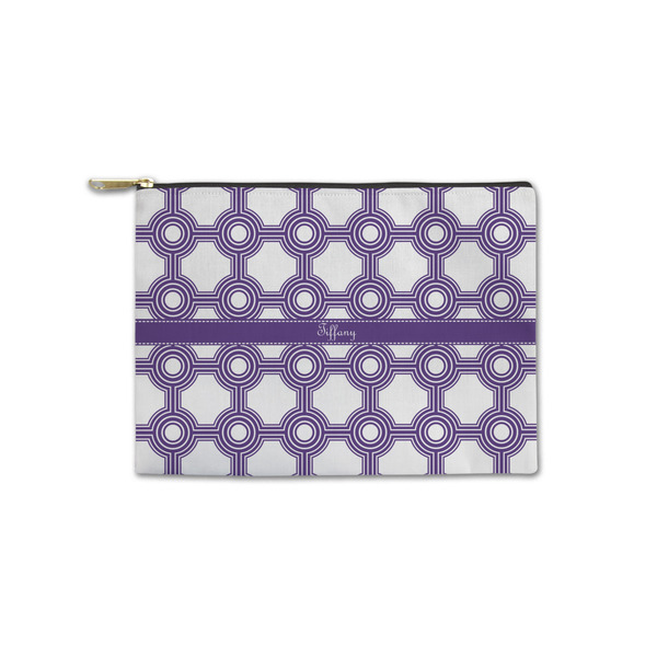 Custom Connected Circles Zipper Pouch - Small - 8.5"x6" (Personalized)