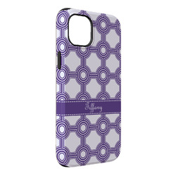Connected Circles iPhone Case - Rubber Lined - iPhone 14 Pro Max (Personalized)