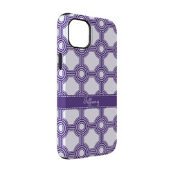 Connected Circles iPhone Case - Rubber Lined - iPhone 14 (Personalized)