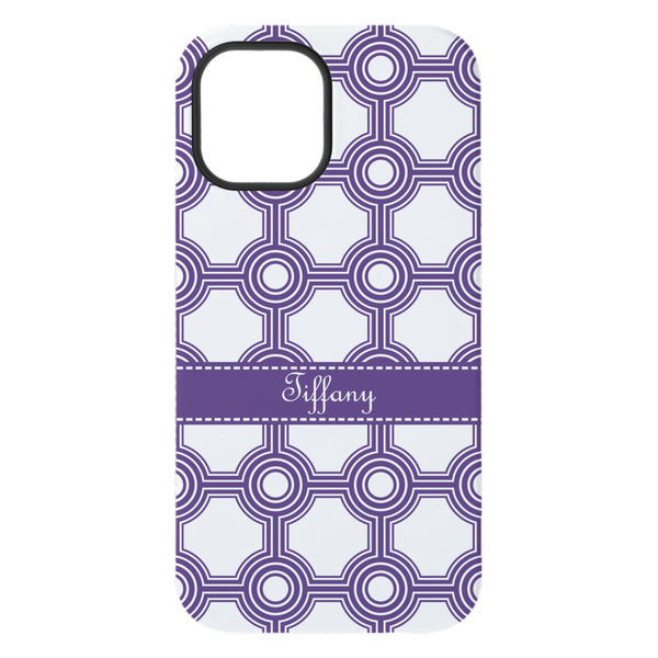 Connected Circles iPhone 15 Plus Tough Case - Back