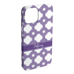 Connected Circles iPhone Case - Plastic (Personalized)